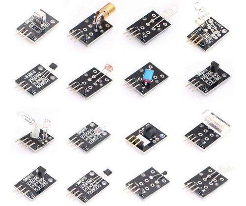 Kit Com 37 Módulos Sensores Para Robótica, Pic, Raspberry