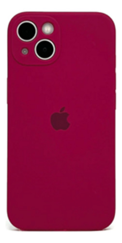 Capa Capinha Compatível Para Iphone 13 Silicone Premium Bordô
