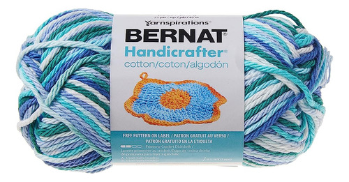 Bernat Handicrafter Hilo De Algodón Ombre, 1.5 Oz, Calibre 4