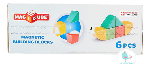 Juego Cubos Con Iman Con 6 Piezas Magicube Geomag 200 Versión Del Personaje Multiples Formas