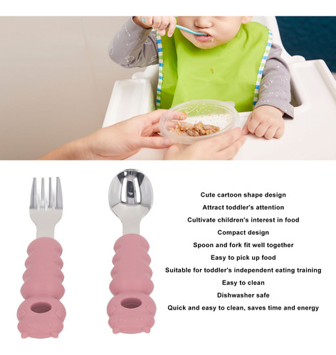 Juego De Cucharas Y Tenedores Para Niños Pequeños, Multiusos