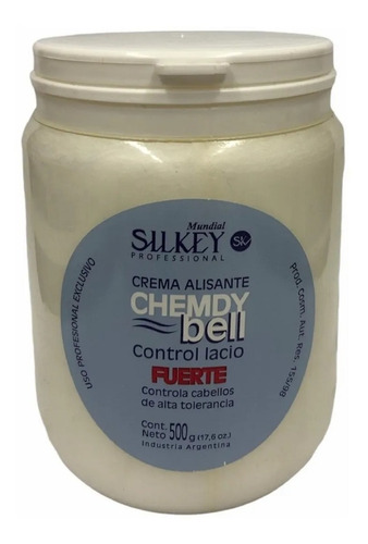 Crema Alisado Profesional Silkey Alisante Fuerte 500g 