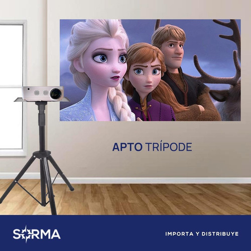Imagen 9 de 10 de Proyector Portatil Hd 1080 Wifi Hdmi 3500 Lumens