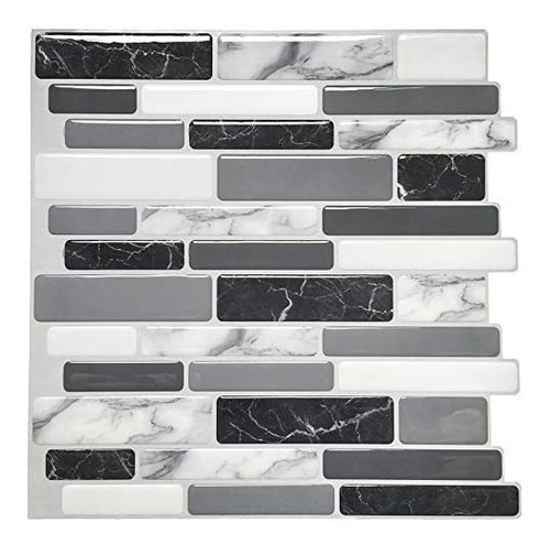 Imagen 8 de 9 de Paneles Azulejo De Pared De Despegar Y Pegar Art3d Para Pla