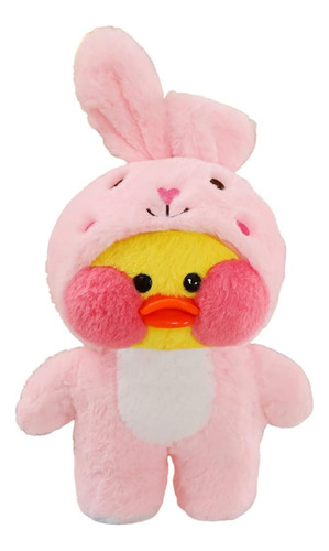 Nihay Pato Kawaii De Peluche Amarillo Con Disfraces De