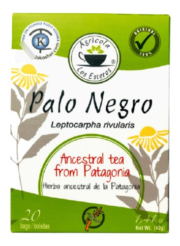 Palo Negro Original Caja Infusión 20 Bolsitas