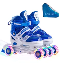 Comprar Rollers Con 4 Ruedas Niñas Niños Patines Extensibles Gadnic