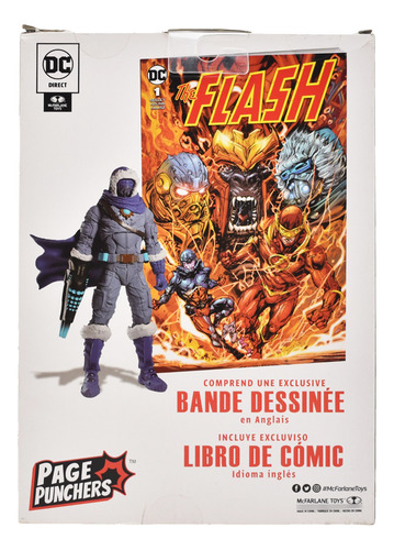 Dc Captain Cold The Flash Comic Punchers Mcfarlane Toys Cd