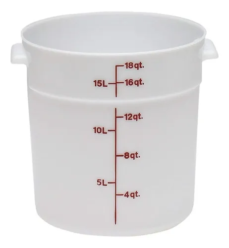 Contenedor De Almacenamiento Cambro Rfss, Redondo, 18 Cuarto