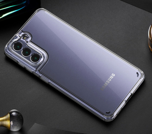 Imagem 6 de 7 de Capa Hybrid Anti-impacto Para Galaxy S21 Plus - Transparente