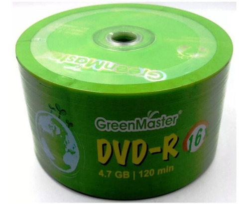 600 Dvd Green Master Logo 4.7 Gb 16x A Meses Sin Intereses