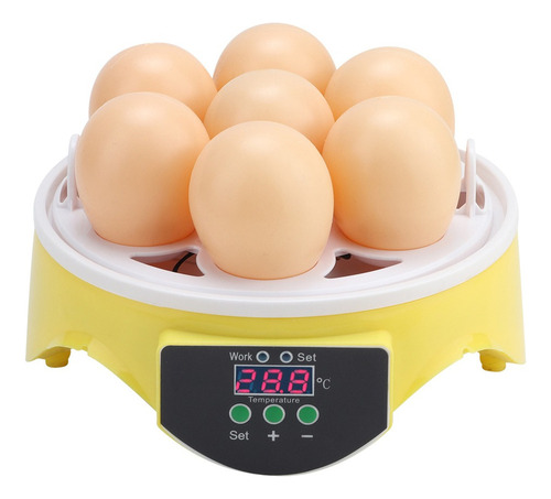 Incubadora 7 Huevos Hogar Inteligente Pollos Patos Lleno
