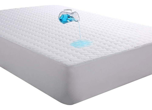 Bedecor Funda De Colchn Queen Impermeable, Acolchada Y Ajust