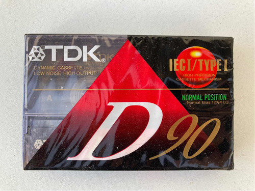 Cassett Tape Virgen Tdk D90 Nuevo Sellado