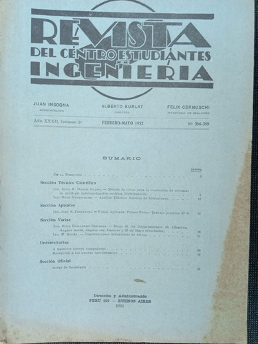 Imagen 4 de 9 de Revista Del Centro Estudiantes De Ingenieria Varios Numeros