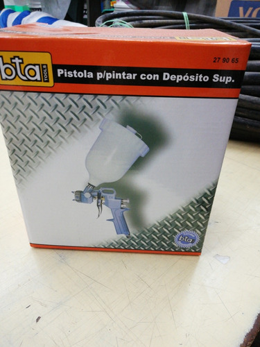 Imagen 2 de 2 de Pistola Para Pintar Por Gravedad Bta Deposito Superior
