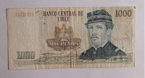 Billete De Mil Pesos Año 1987