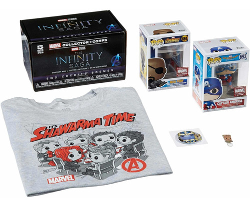 Funko Collector Corps The Infinity Saga Talla M Capitan Amer