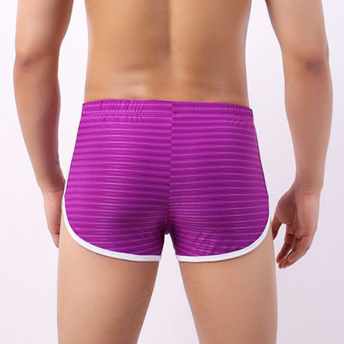 D Ropa Interior Para Hombre De Cintura Baja, A La Moda, Colo