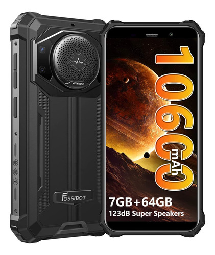 Fossibot Rugged Smartphone, 10600mah Battery 123db 