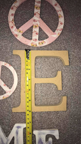 Lote Defiguras Y Letras En Fibrofacil