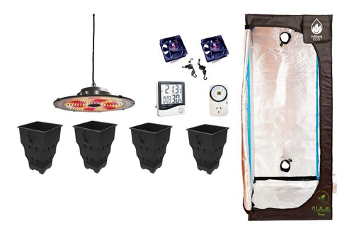 Kit Indoor Extra Completo Eco Cultivarg 60 Orbiter Mars 80w