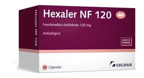 Hexaler® Nf 120mg X 30 Cápsulas (fexofenadina)