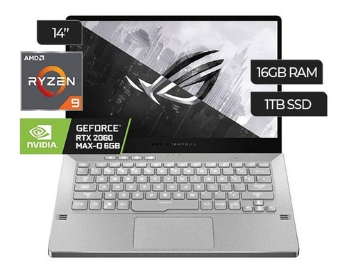 Laptop Asus Rog Zephyrus G14 Ga401-br9n6 Gaming Amd Ryzen 9