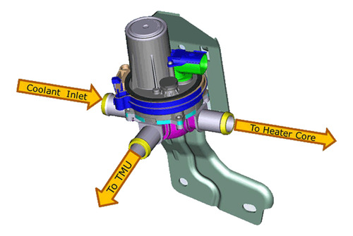 Válvula De Calefacción Dodge Ram 1500 2013-2017 V8 5.7l 3.6