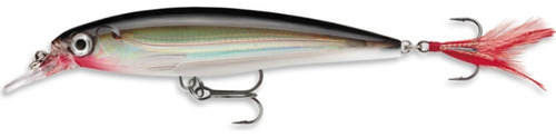 Señuelo de pesca Rapala X-RAP XR-8 Agua Dulce color silver con 2 ganchos de 8cm x 7g para profundidad máxima de 1.5m