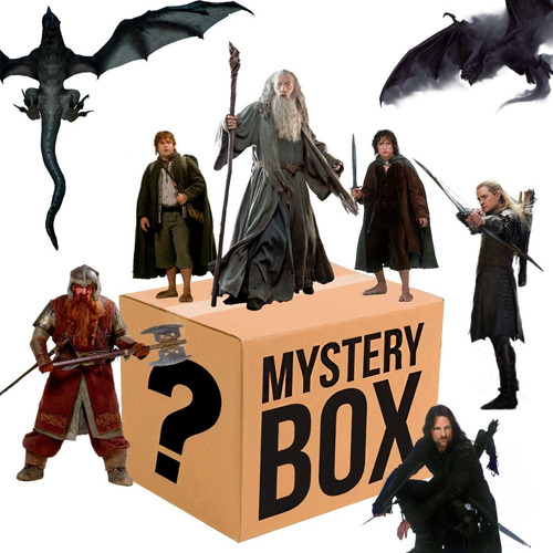 Mystery Box Del Señor De Los Anillos + 13 Cosas + $2,000