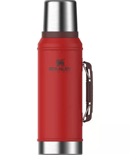 Imagen 2 de 2 de Termo Stanley Original Rojo 950ml Manija Pico Cebador