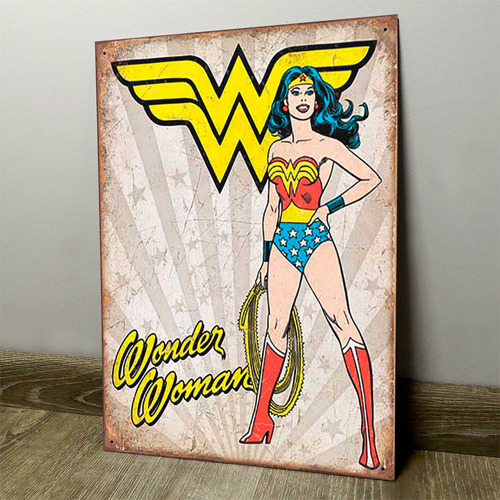 Chapa Retro Vintage Cartel Cuadro Decorativo Comics Com008