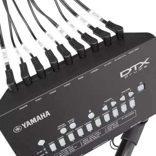 Batería electrónica Yamaha DTx452k Dtx 452 DTX-452k color negro