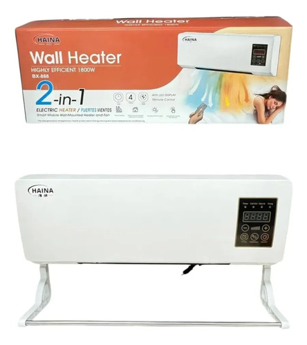 Aire Acondicionado Y Calefactor 2 En 1 Frio Y Caliente Pared