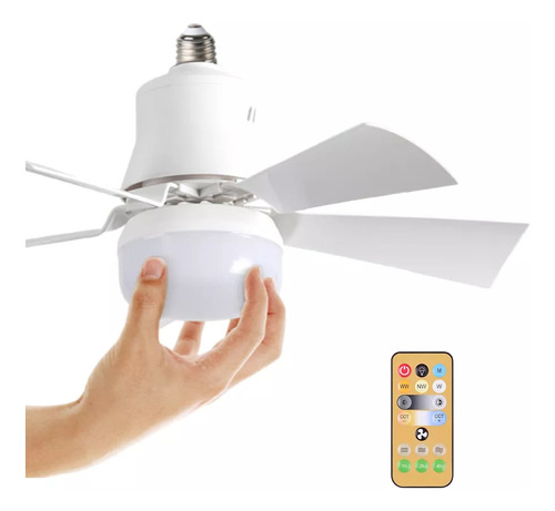 2025 Ventilador De Techo Lampara Moderno Con Luz,control