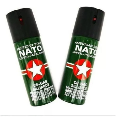 2x1 Gas Pimienta Defensa Personal Aerosol Peper60ml + Carnet