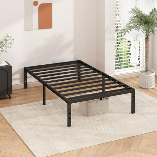 Sonheo® Bases Individuales Bases Para Cama De Fierro Bases Box Armable 189*95*45cm Muebles Baratos, Robusto, Silencioso,amplio Espacio 18'' Altura Twin Entrega Free En Todo El Territorio