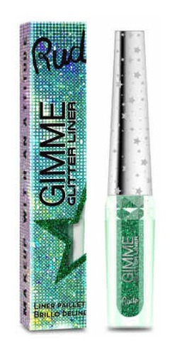 Delineador Rude Gimme Glitter Liner  Tono Beaming