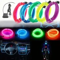 Comprar Kit Completo Cable Luz Neon 12v. 2.3mmx3m Interior Auto N22