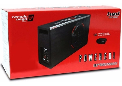 Cajón Amplificado Con Subwoofer 10 Cerwin Vega H6te10sv