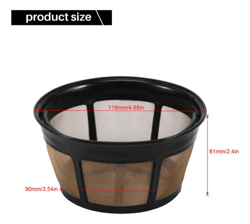 Filtro De Café Reutilizable, Filtros De Café Tipo Cesta, 8-1