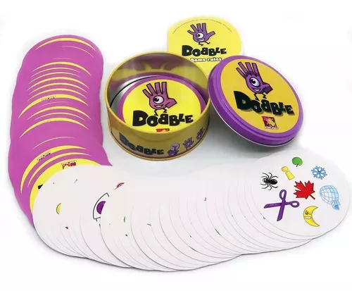 Dobble Jogo De Cartas Party Game Lata Divertido Festa Amigos - R$ 61,72