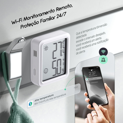 Sensor Temperatura Umidade Wifi Com Aplicativo Inkbird