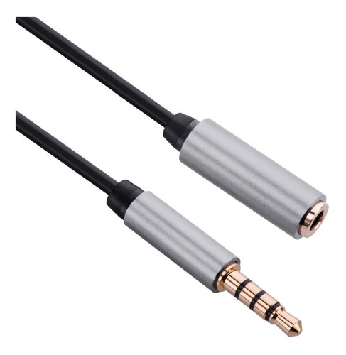 Cable Extension Auricular + Mic 3,5mm 4 Contactos 3 Lineas 