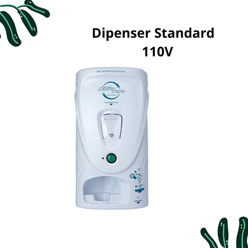 Dispenser 110v Para Antisséptico Bucal E Fio Dental E Copo