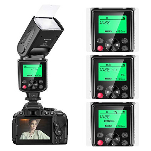 Nuevo 750ii Ttl Flash Speedlite Con Pantalla Lcd Para Nikon