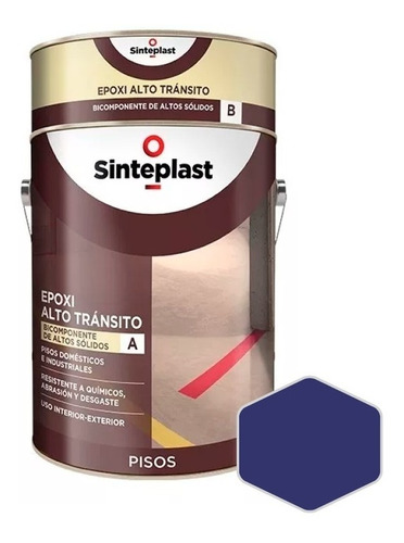 Recufloor Pisos Alto Tránsito Sinteplast | +6 Colores | 4lt