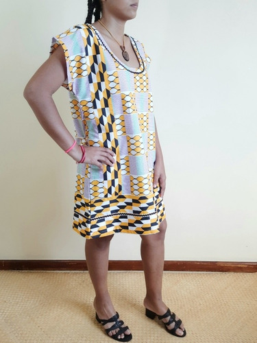 Imagem 3 de 5 de Vestido Curto Feminino Tecido Aira