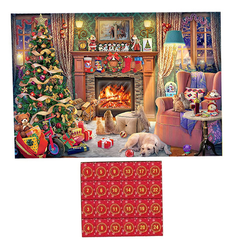 Rompecabezas Navideño, Juego De Rompecabezas Estilo C
